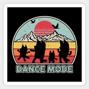 Merch Retro Vintage Dance Mode Heele Magnet